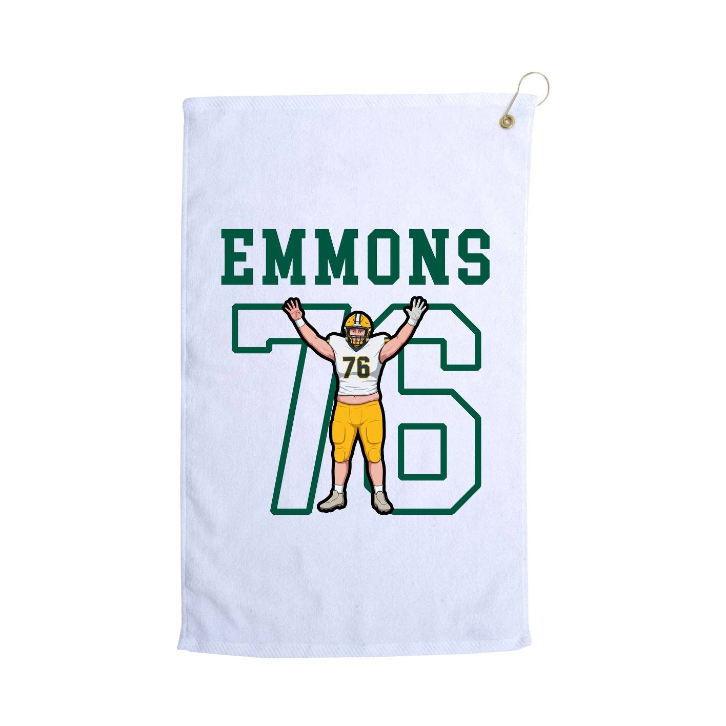 Golf Towel — Shirsey in White