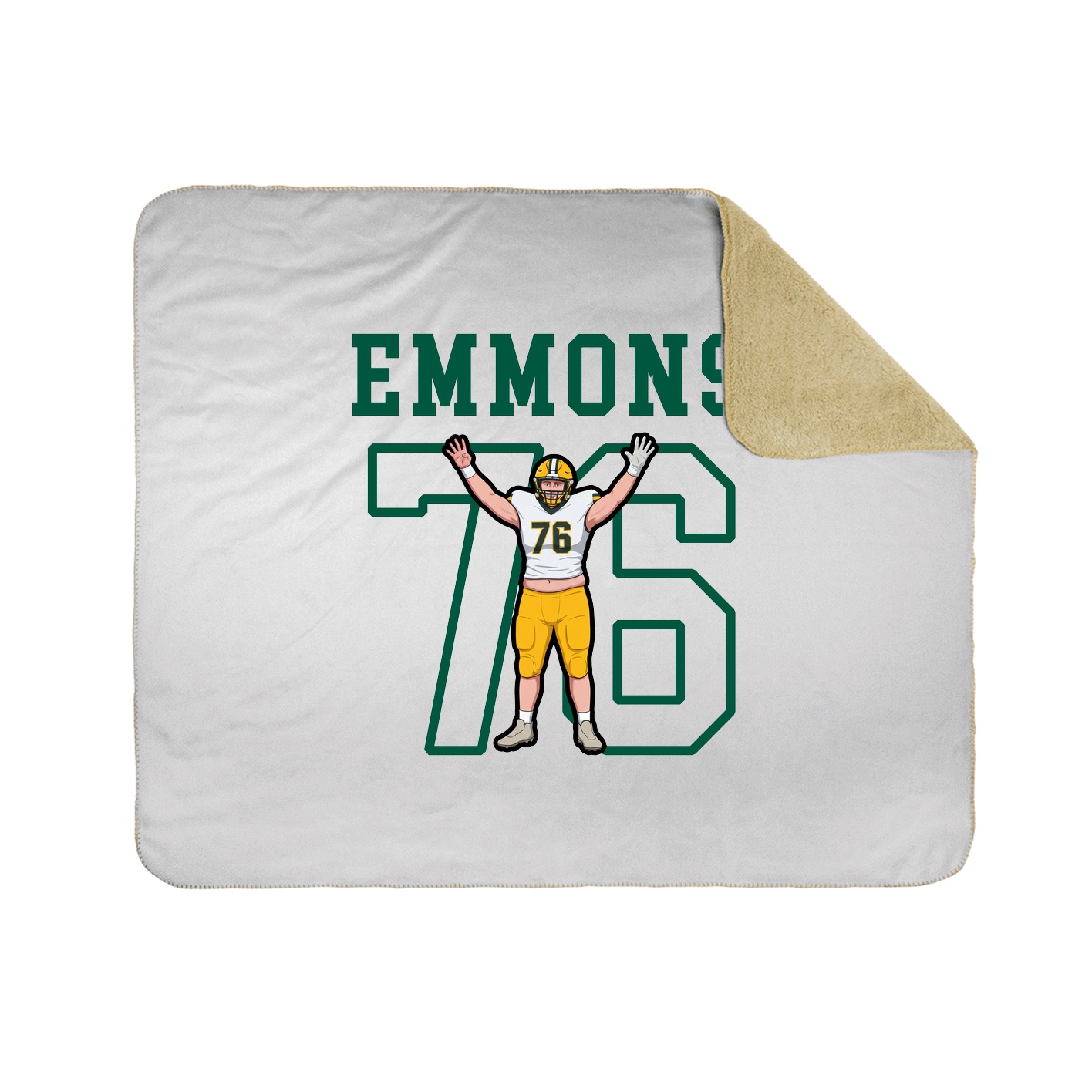 Throw Blanket — Shirsey in White