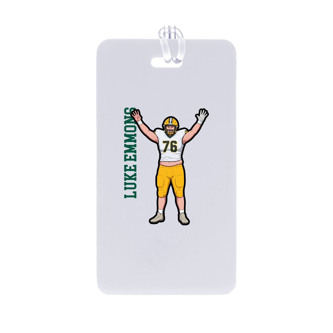 Bag Tag — Name Vertical in Classic
