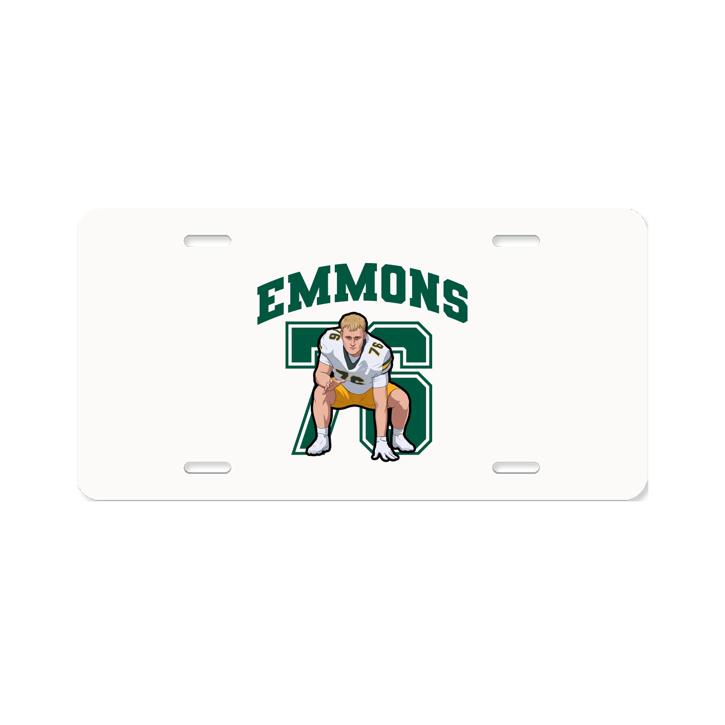 License Plate — Number in Classic