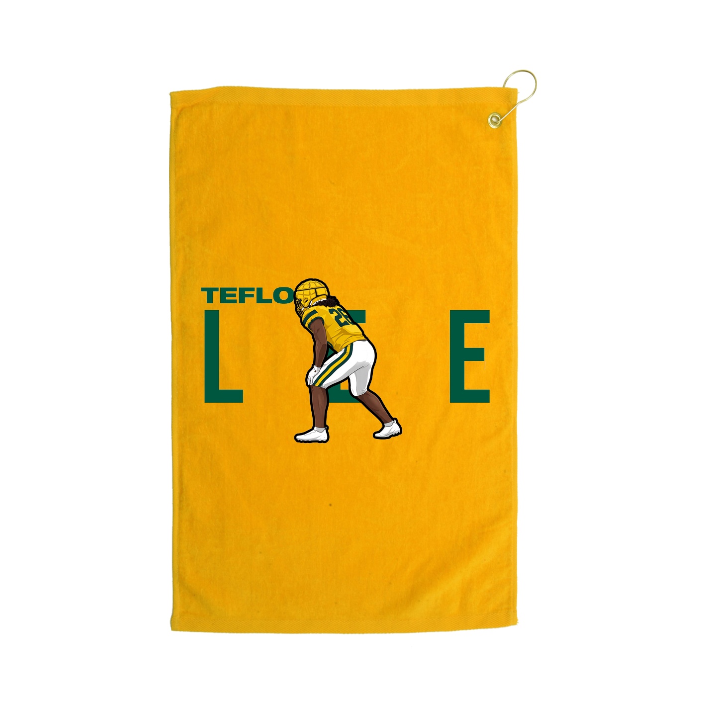 Golf Towel — Player Name in Gold