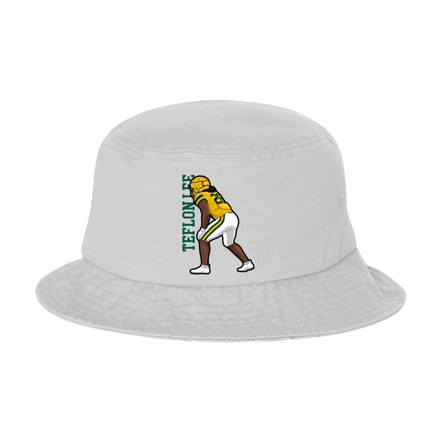 Bucket Cap — Name Vertical in White
