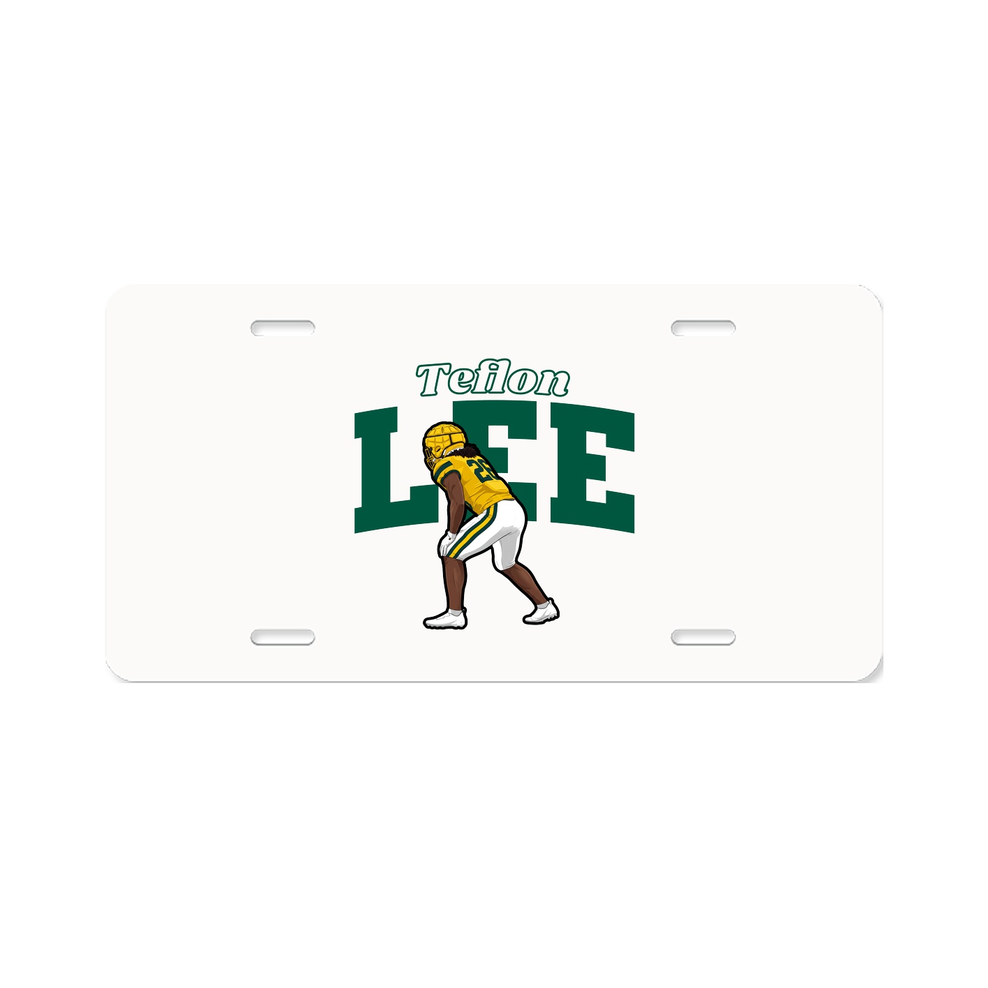 License Plate — Name Arch in Classic