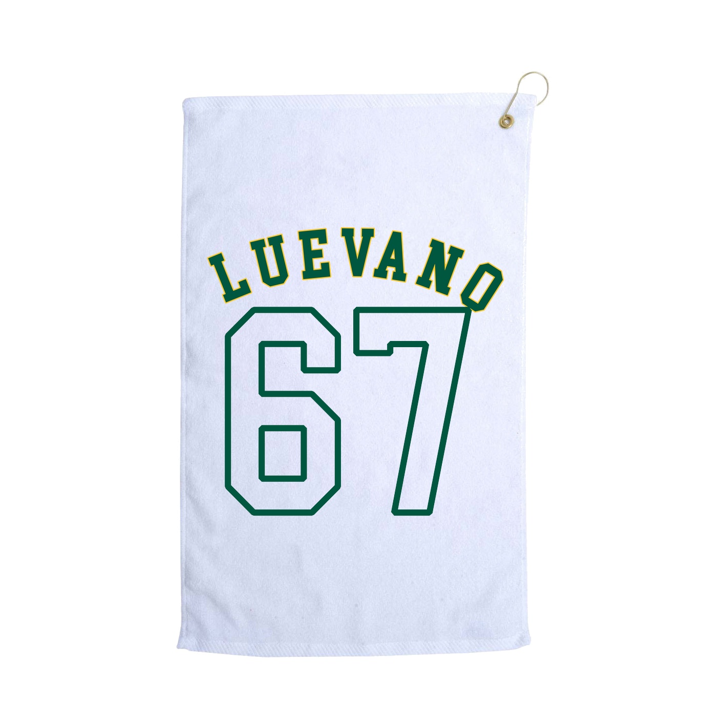 Golf Towel — Shirsey Arch in White