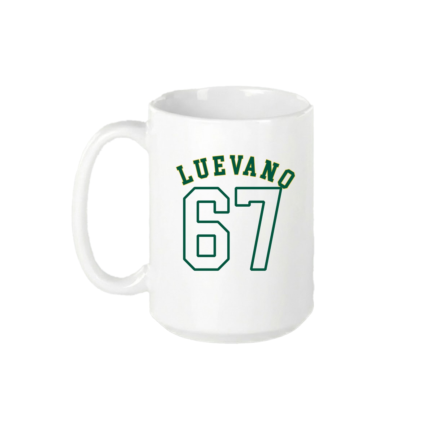 15oz Coffee Mug — Shirsey Arch in White