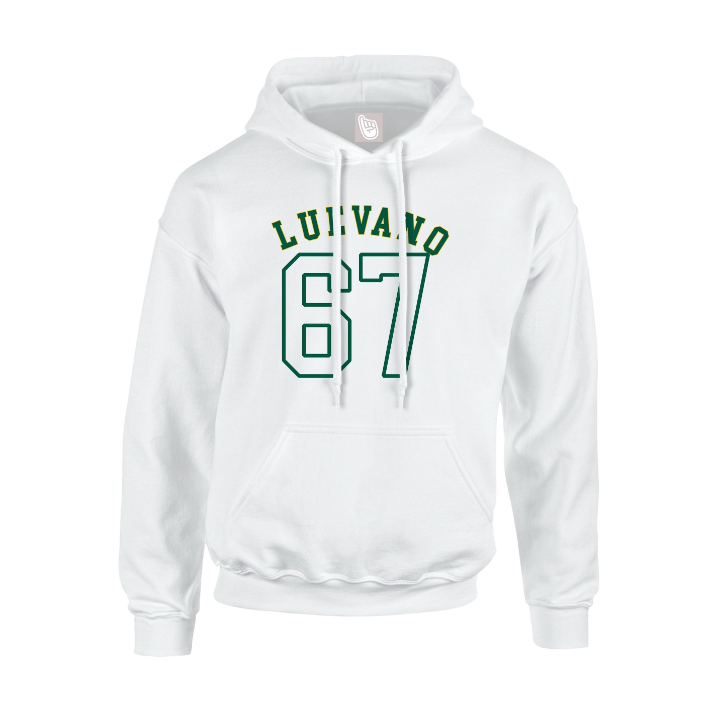 Hoodie — Shirsey Arch in White