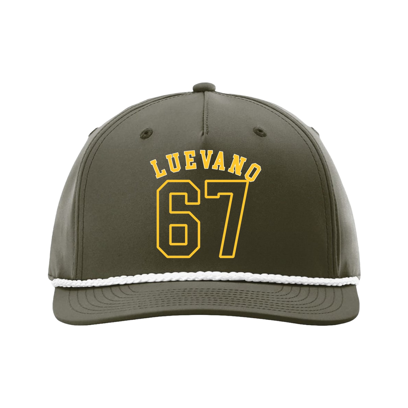 Five-Panel Classic Rope Cap — Shirsey Arch in Green