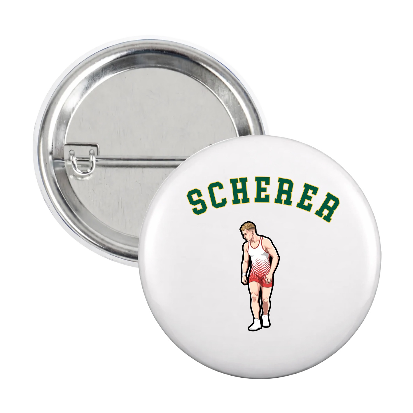 Game Day Button — Shirsey Arch in White