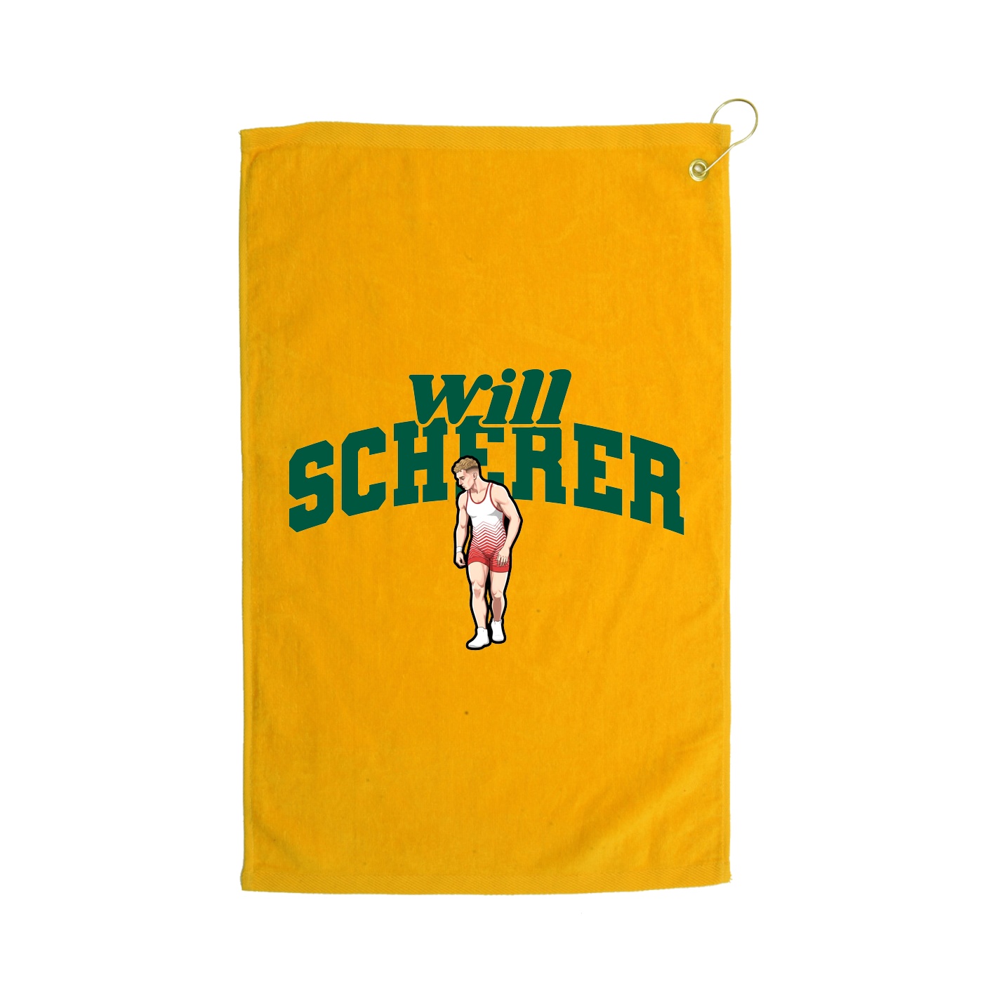 Golf Towel — Signature Arch in Gold
