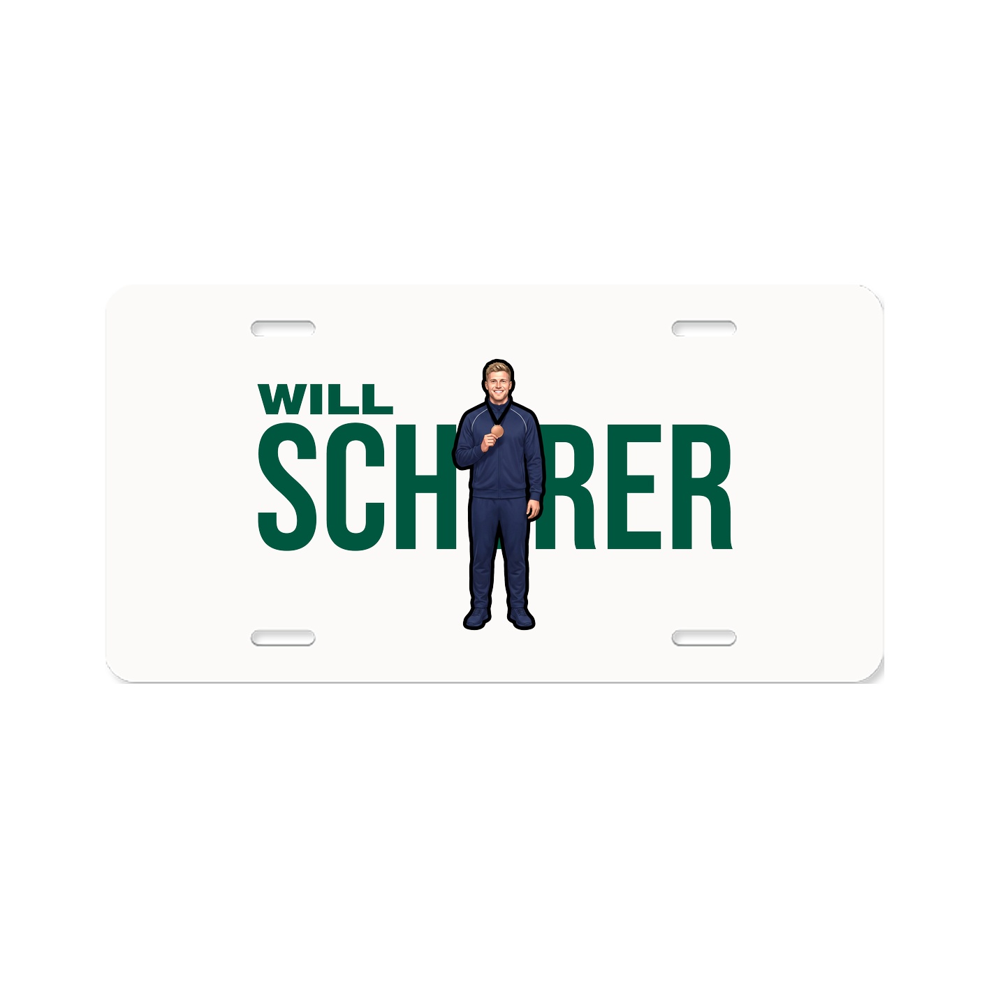 License Plate — Player Name in Classic