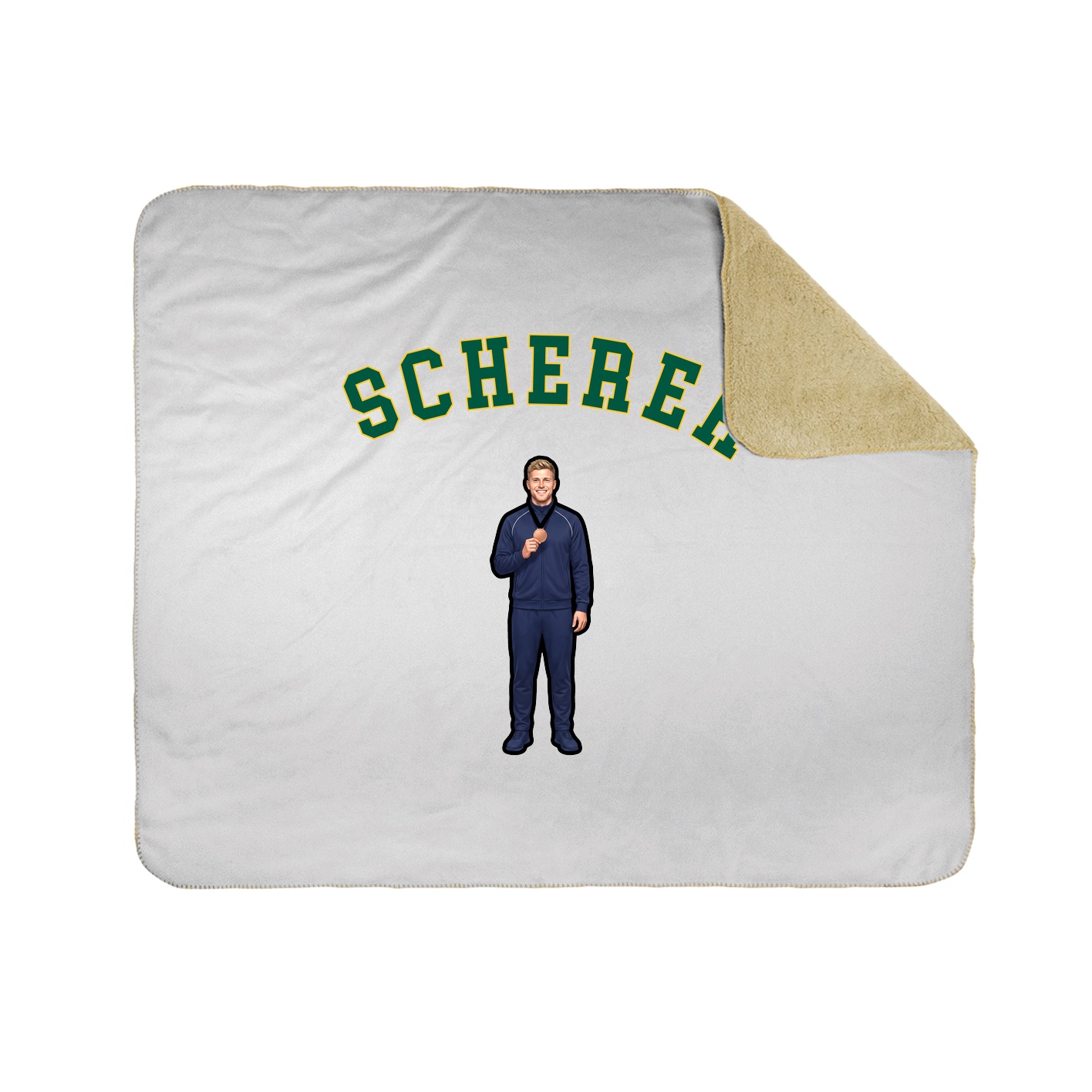 Throw Blanket — Shirsey Arch in White