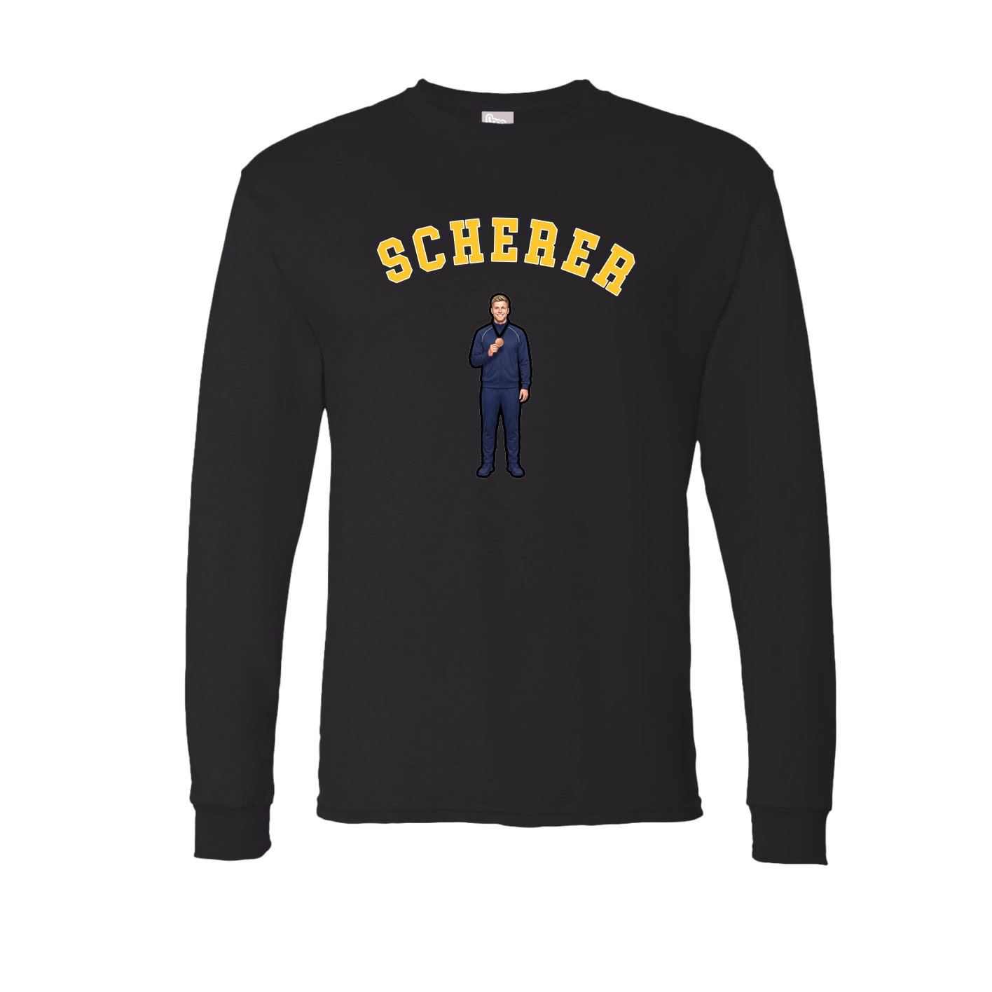 Long Sleeve Tee — Shirsey Arch in Black