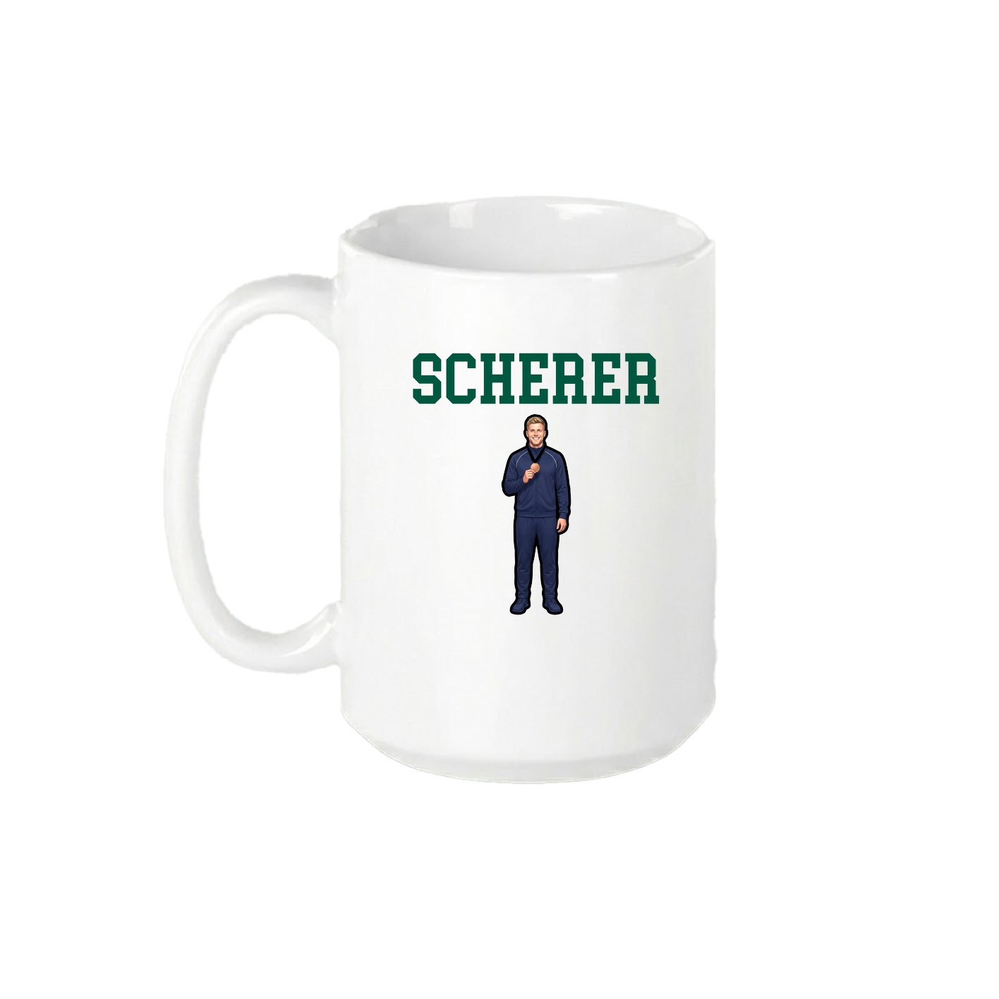 15oz Coffee Mug — Shirsey in White