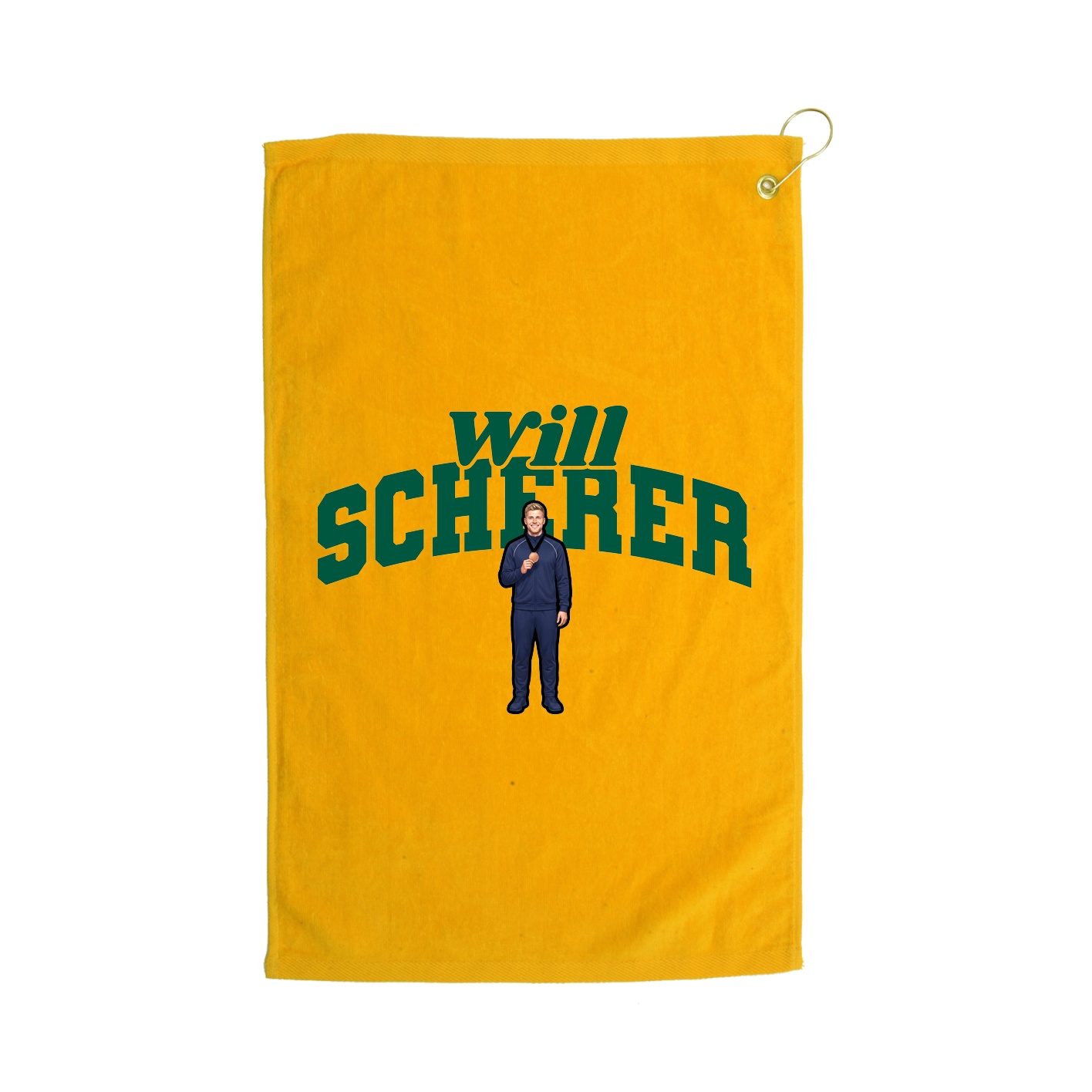 Golf Towel — Signature Arch in Gold