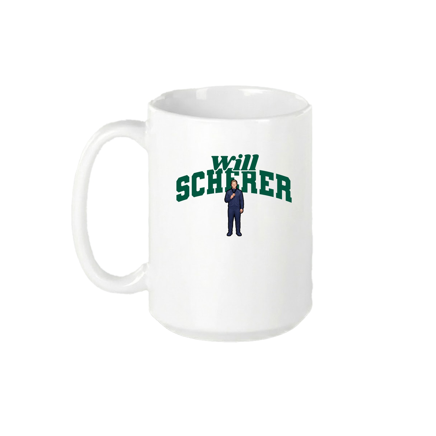 15oz Coffee Mug — Signature Arch in White