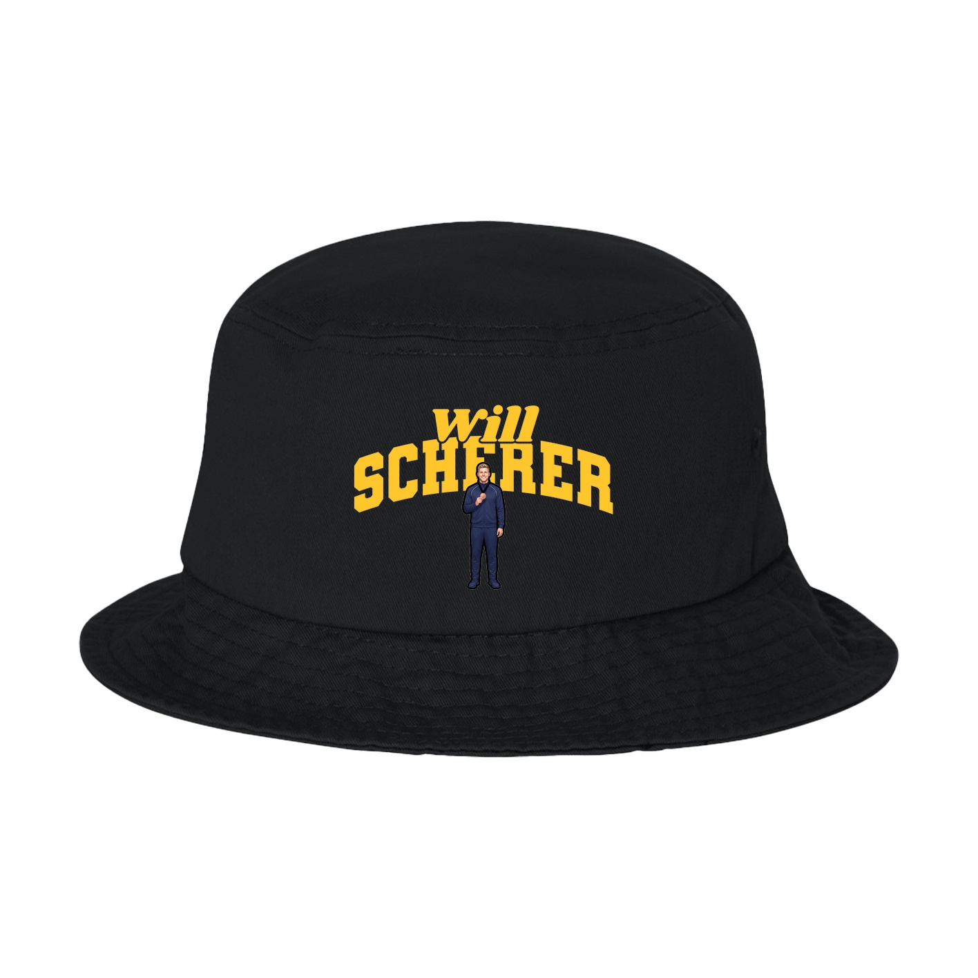 Bucket Cap — Signature Arch in Black