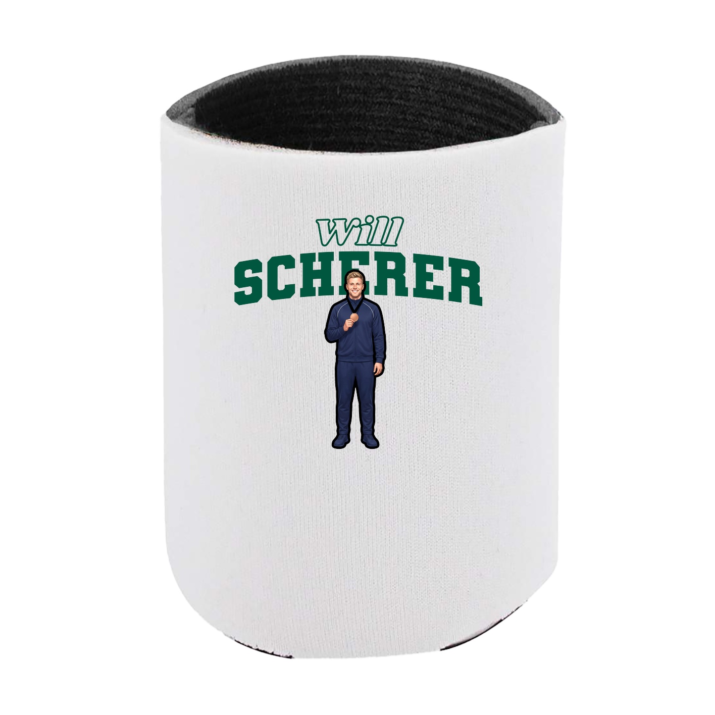 Can Holder — Name Arch in White