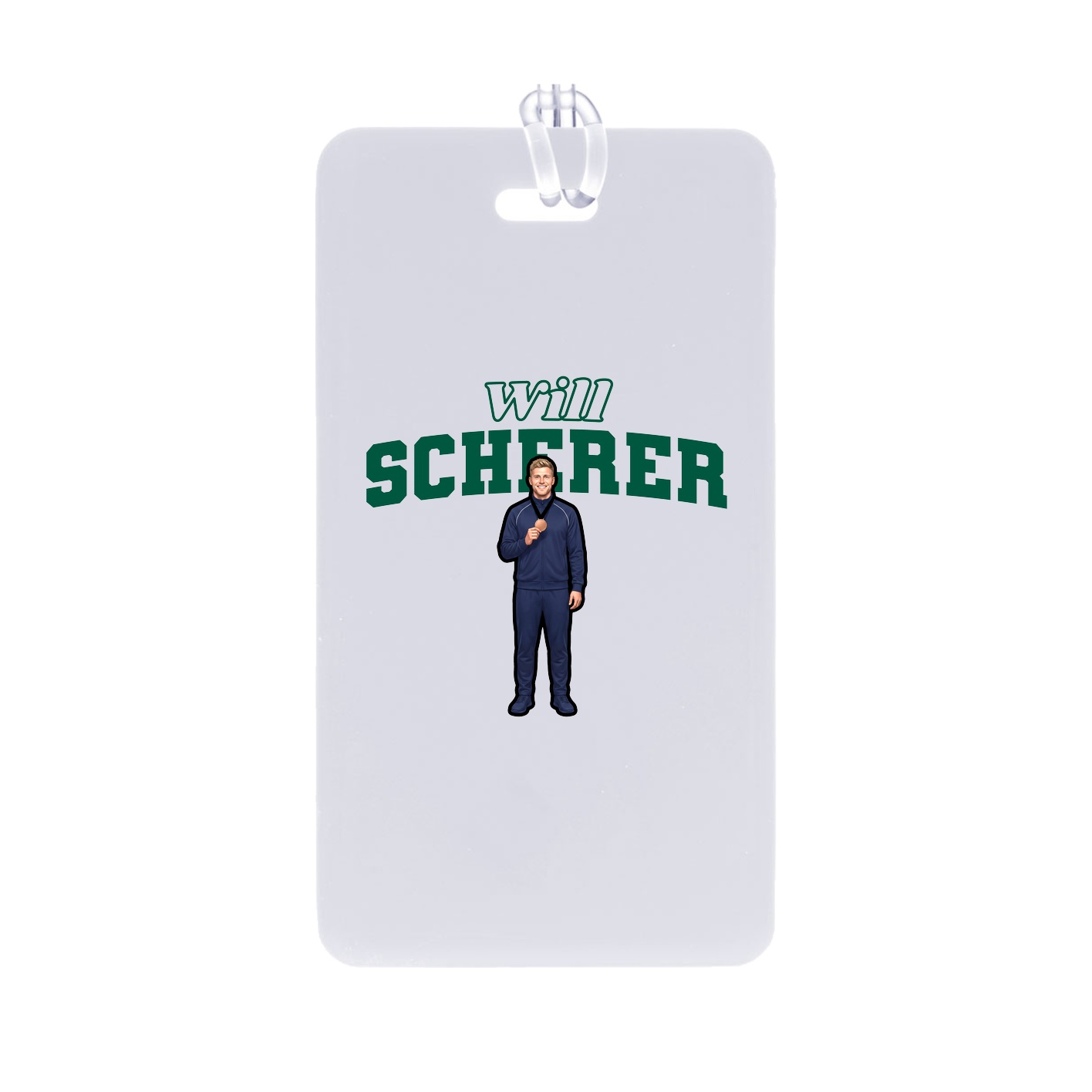 Bag Tag — Name Arch in Classic