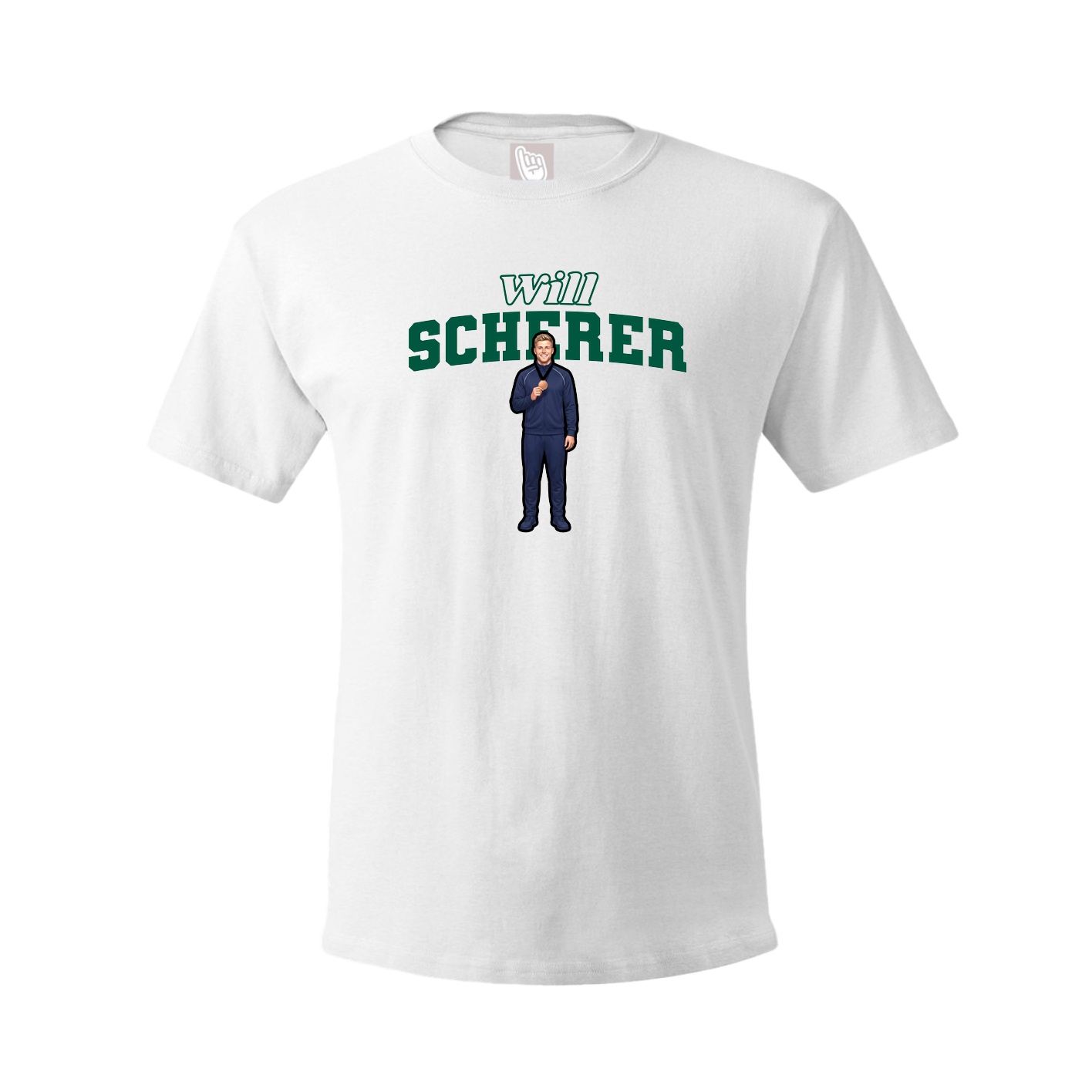 Tee — Name Arch in White