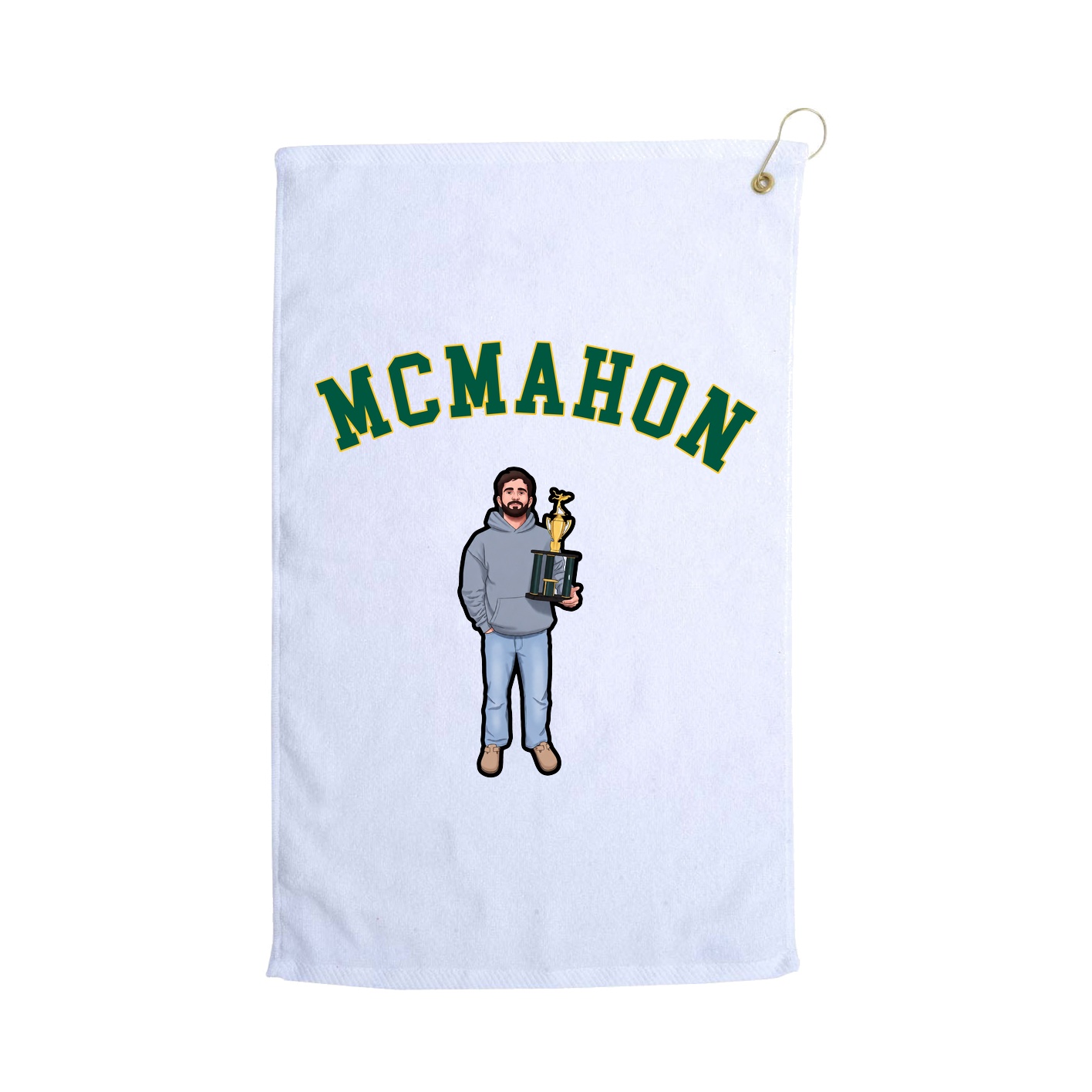 Golf Towel — Shirsey Arch in White
