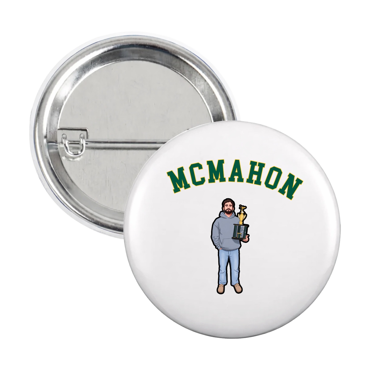 Game Day Button — Shirsey Arch in White