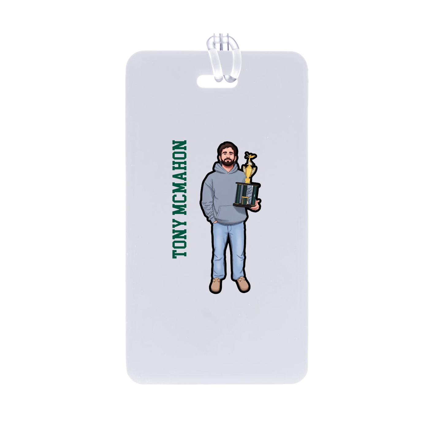 Bag Tag — Name Vertical in Classic