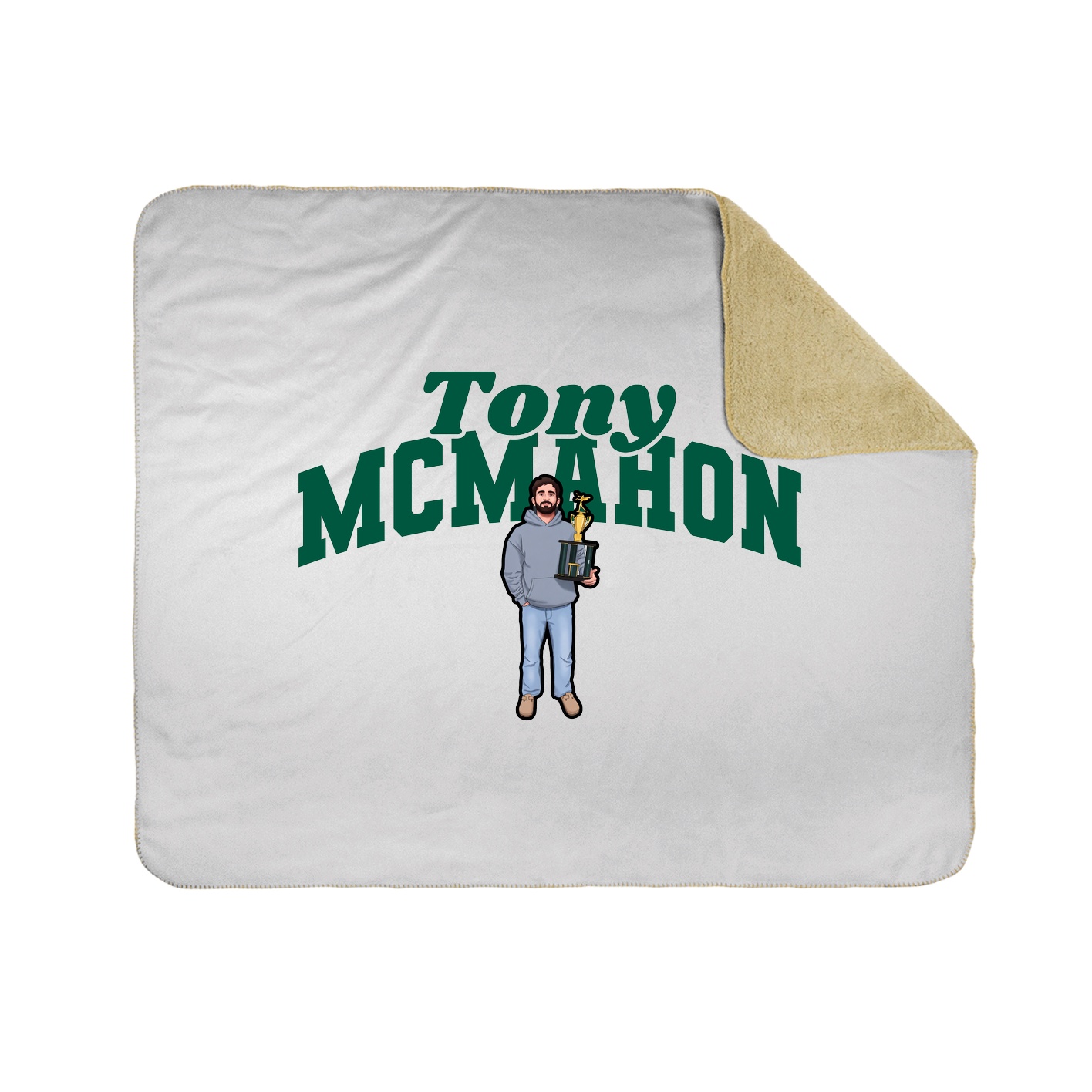 Throw Blanket — Signature Arch in White