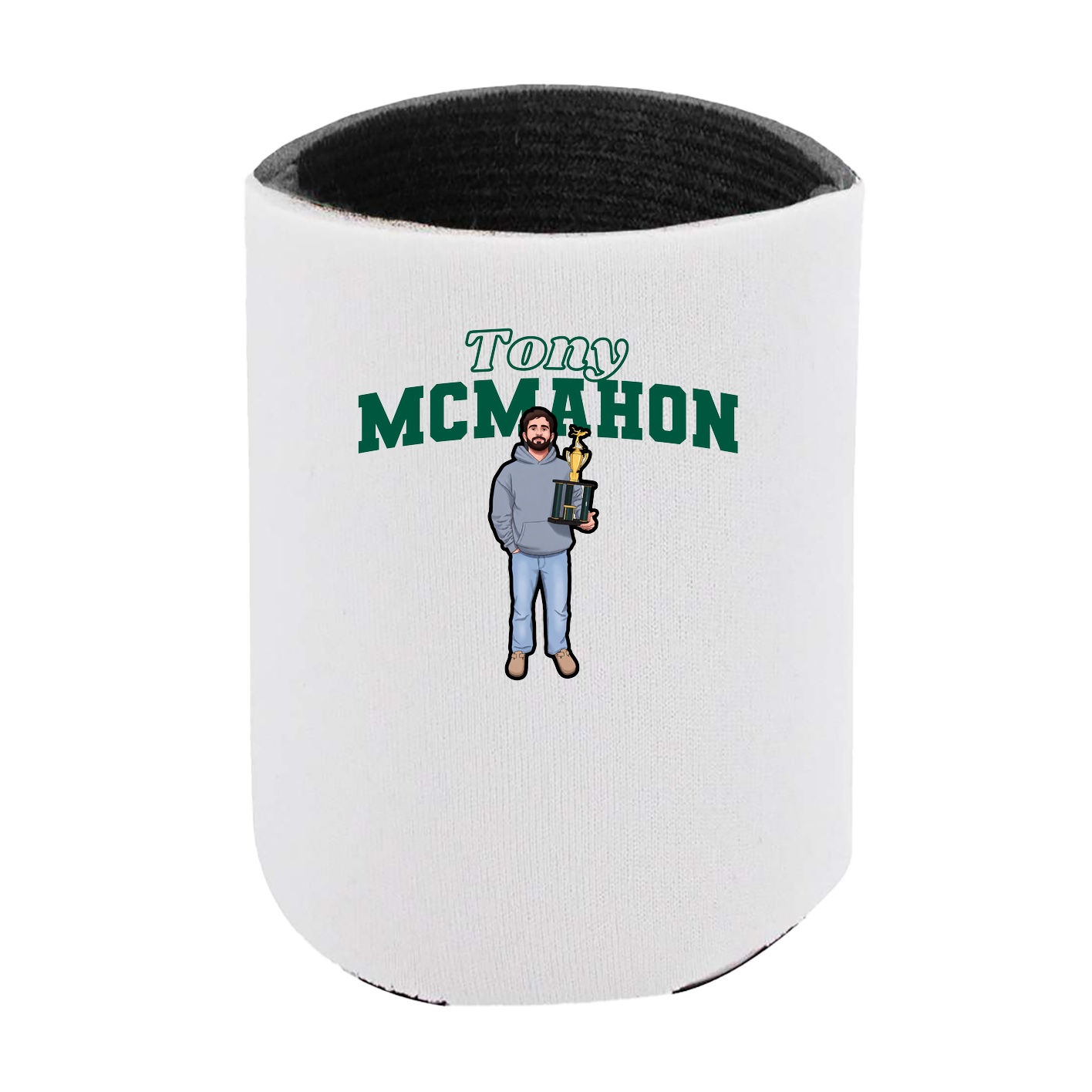 Can Holder — Name Arch in White