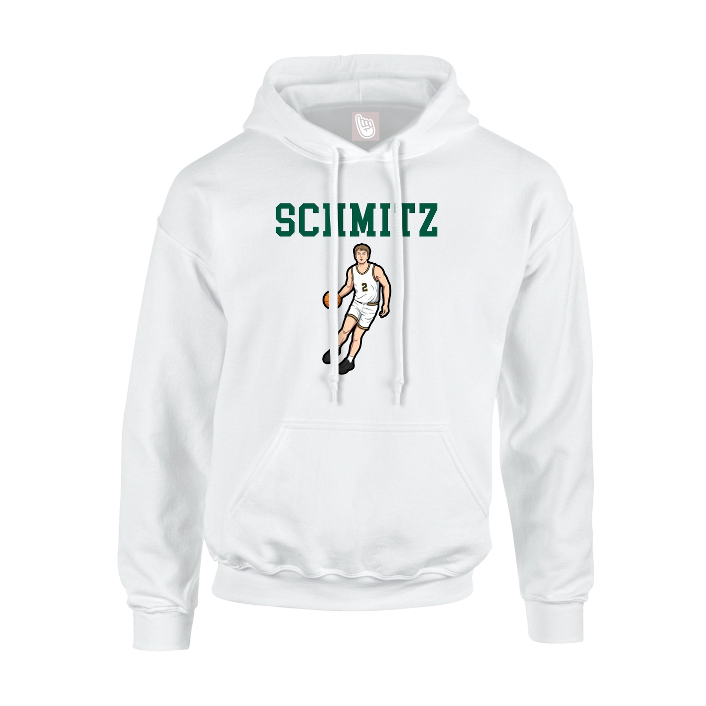Youth Hoodie — Shirsey in White