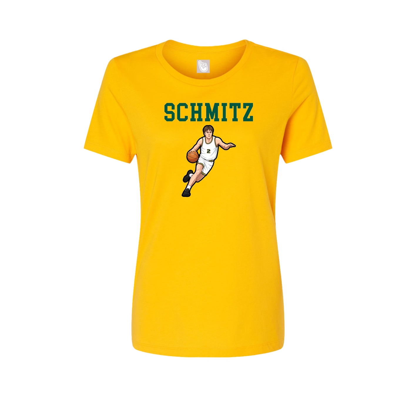 Fitted Women's Tee — Shirsey in Gold