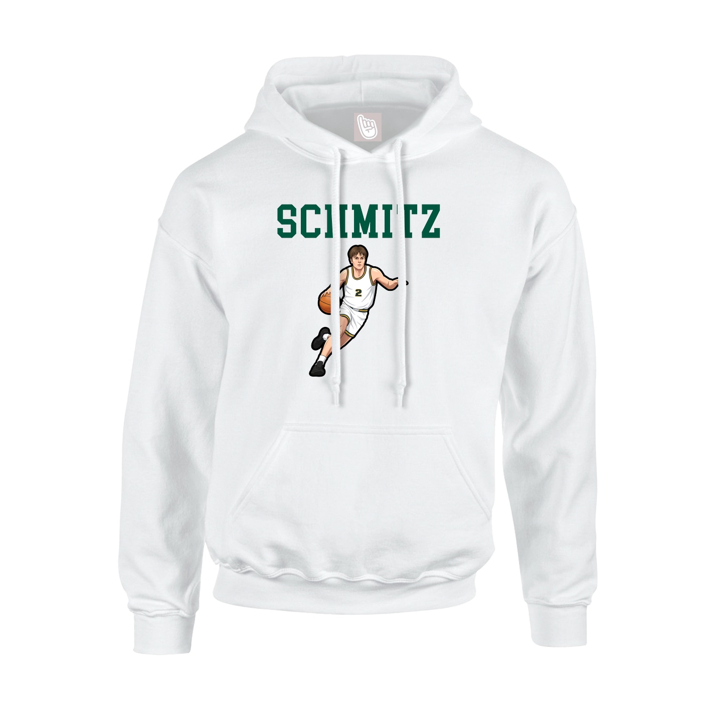 Hoodie — Shirsey in White