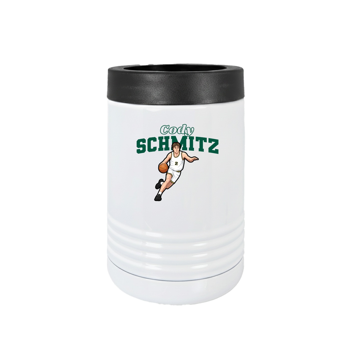Beverage Holder — Name Arch in White