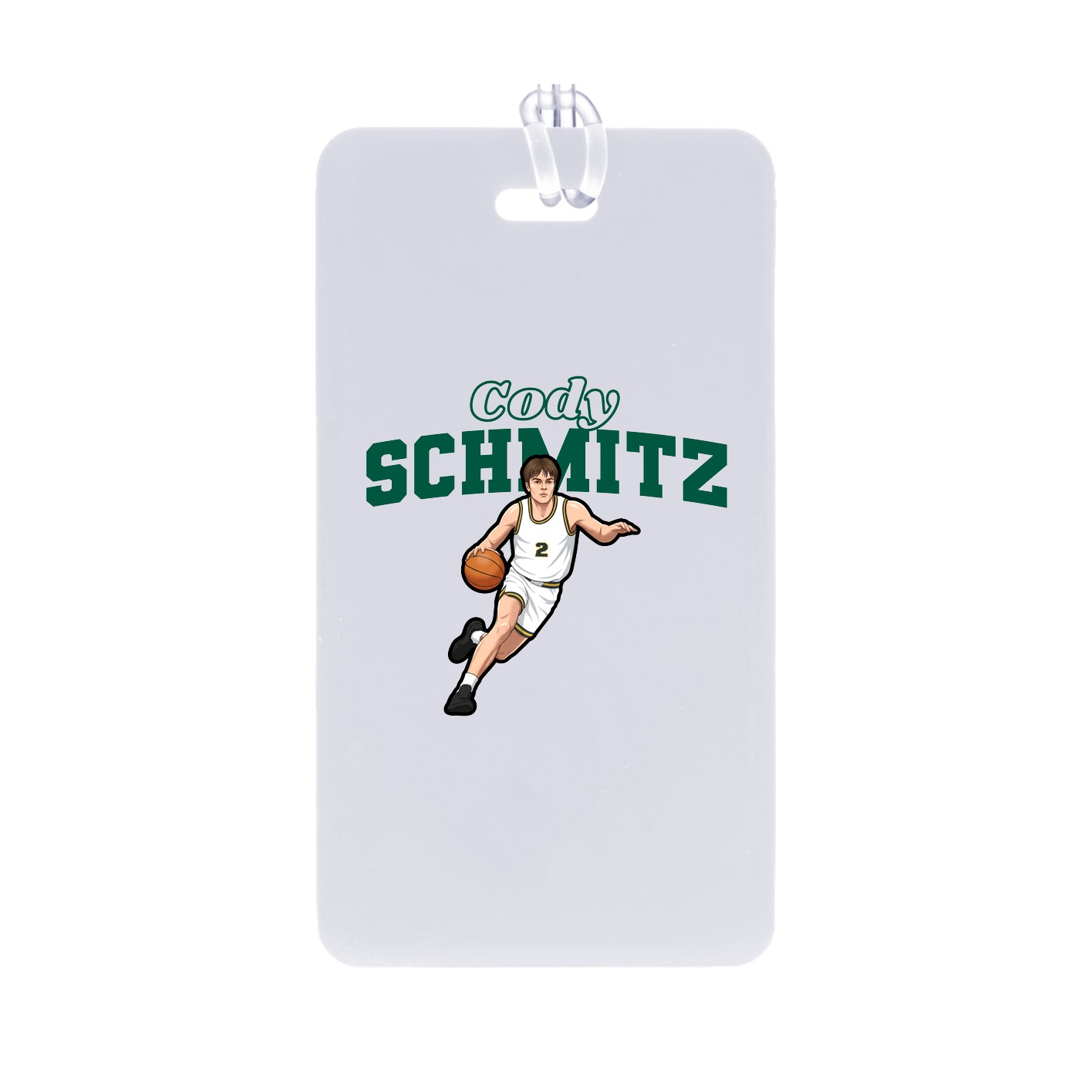 Bag Tag — Name Arch in Classic