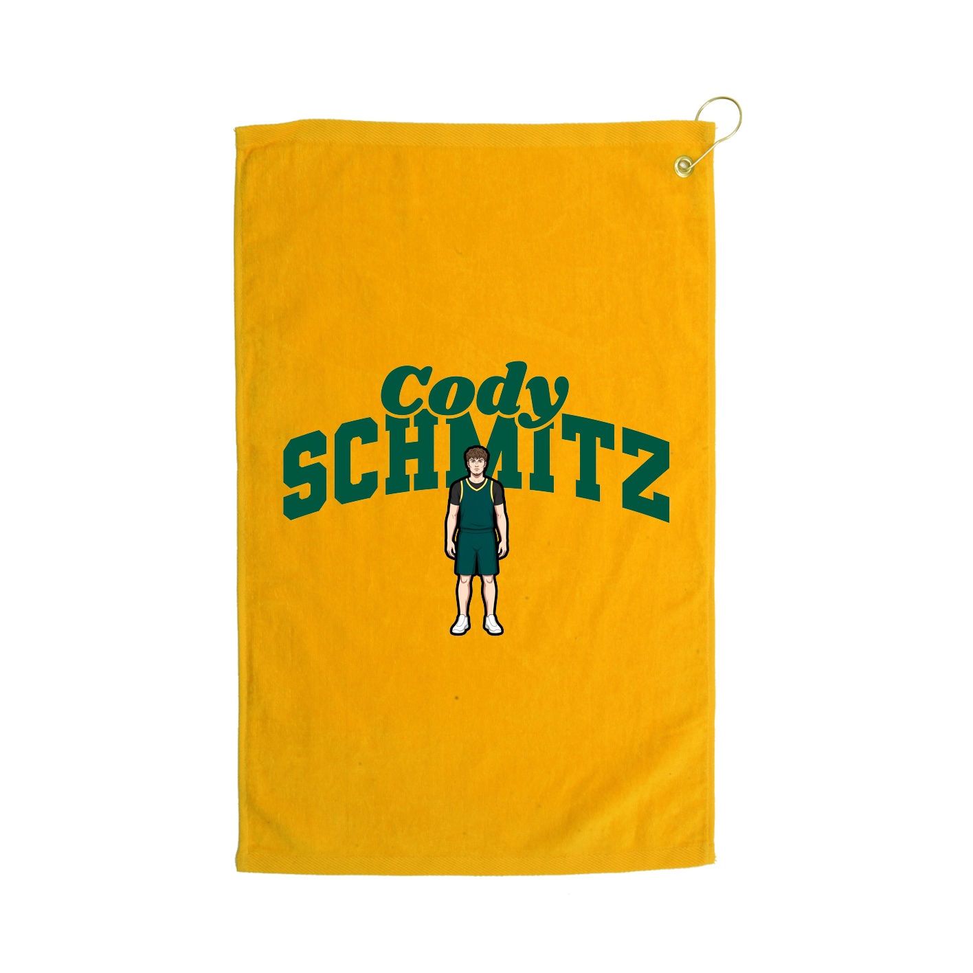 Golf Towel — Signature Arch in Gold