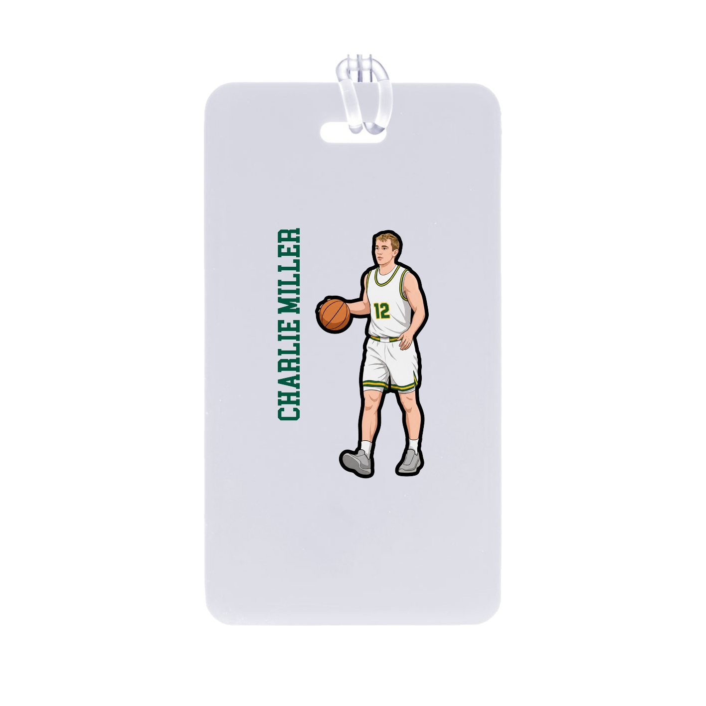 Bag Tag — Name Vertical in Classic