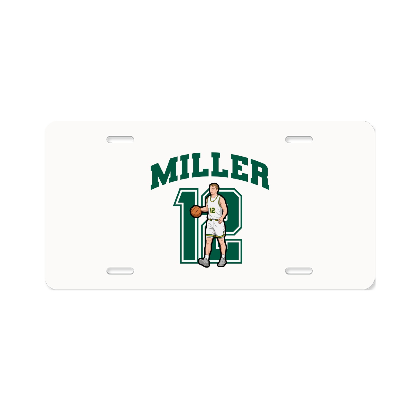 License Plate — Number in Classic