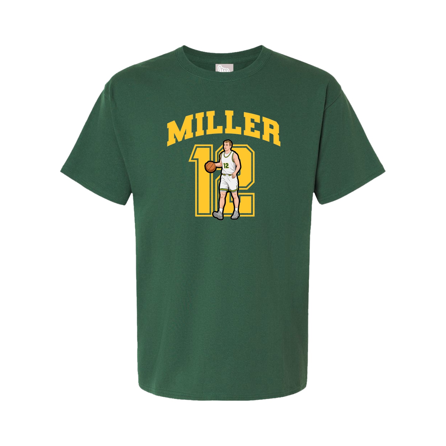 Youth Tee — Number in Green
