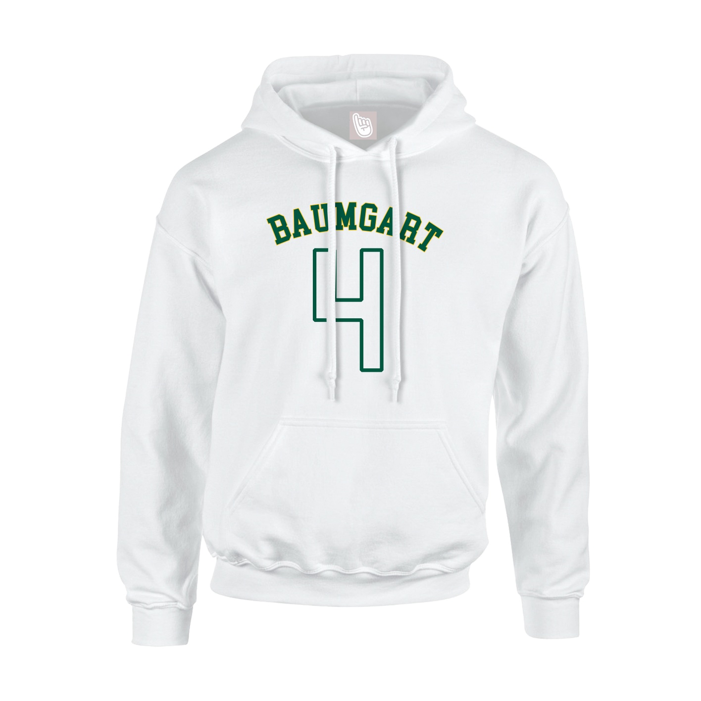 Hoodie — Shirsey Arch in White