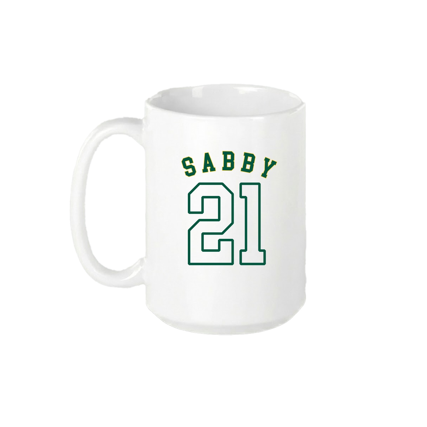 15oz Coffee Mug — Shirsey Arch in White