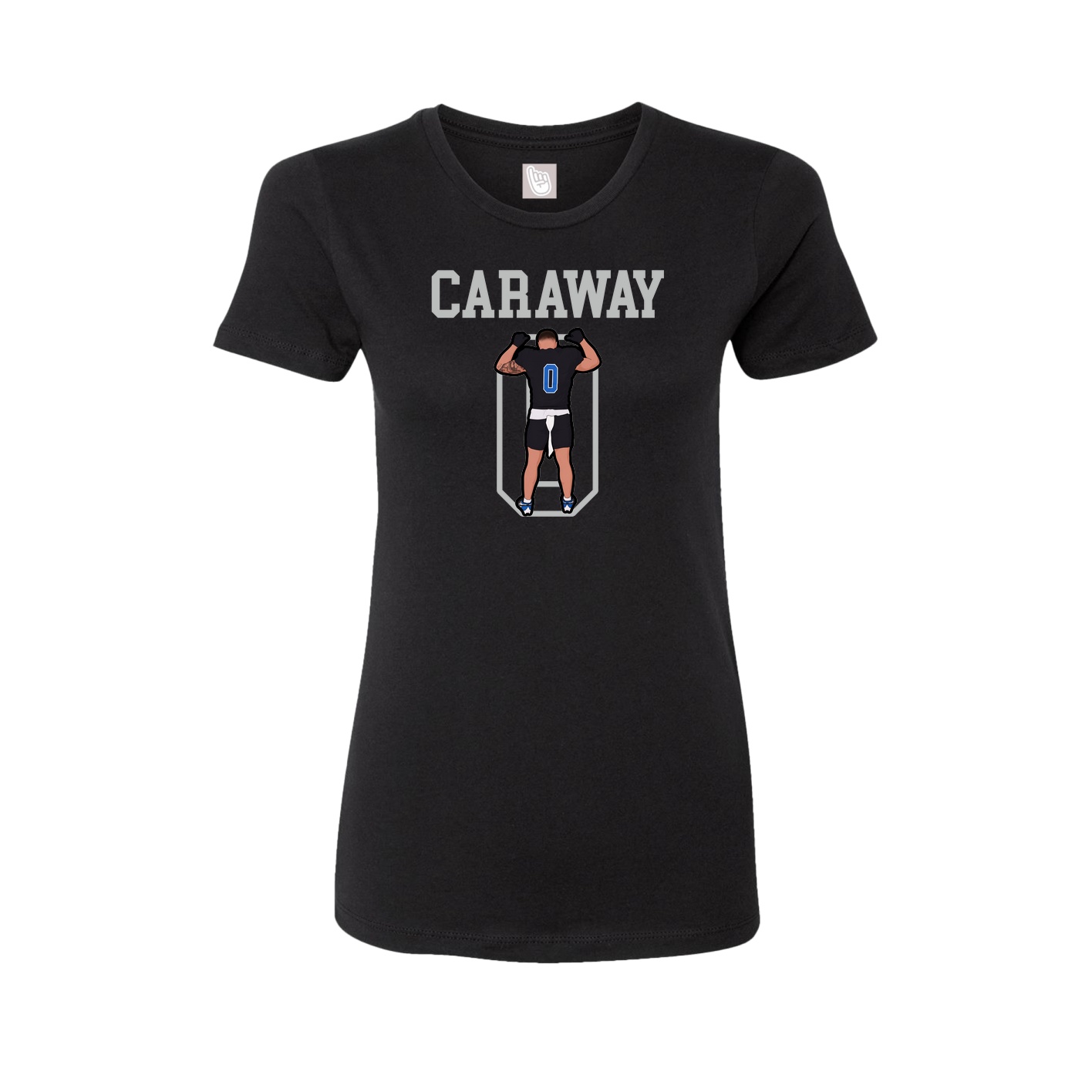 Fitted Women's Tee — Shirsey in Black