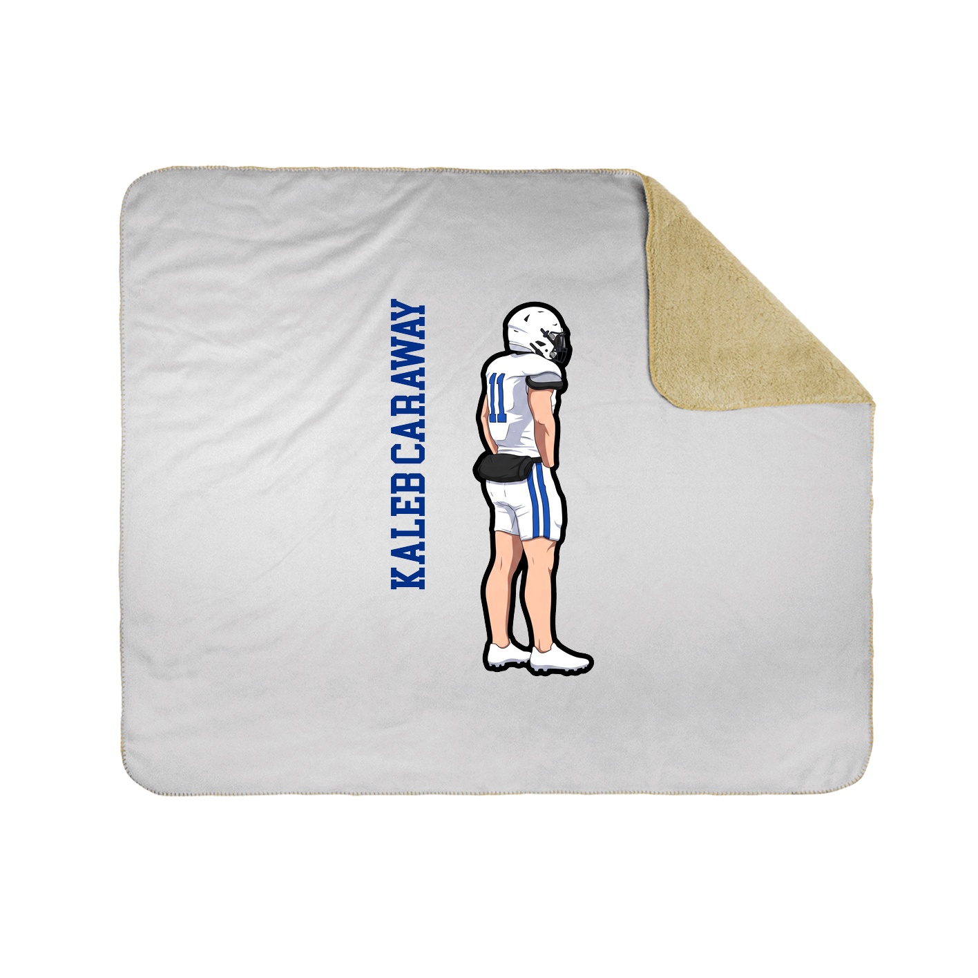 50x60 Sherpa Lined Throw Blanket