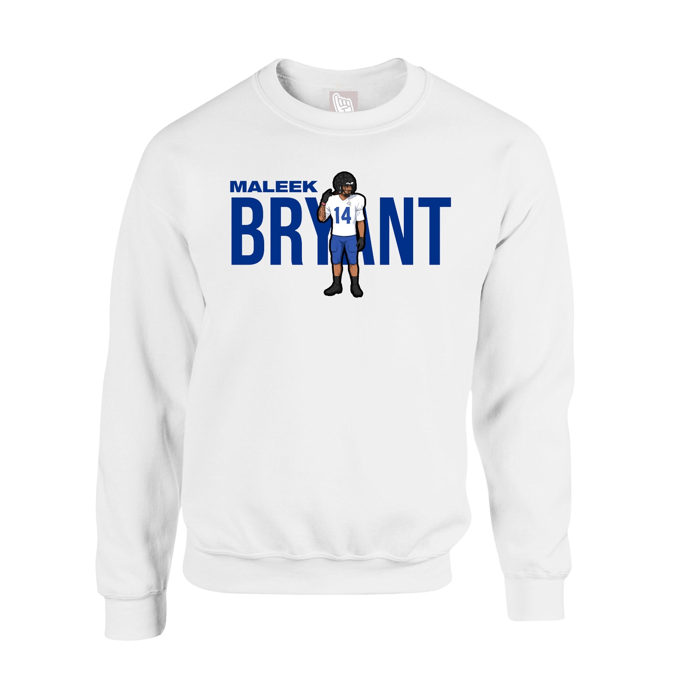 Fleece Crew — Player Name in White