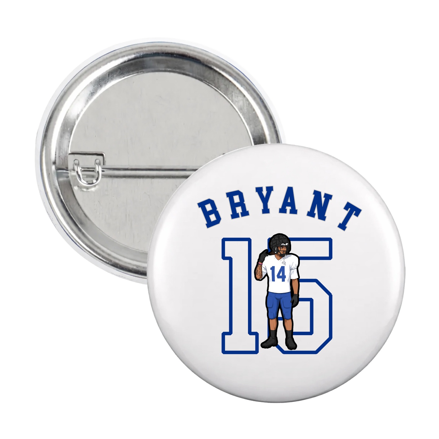 Game Day Button — Shirsey Arch in White