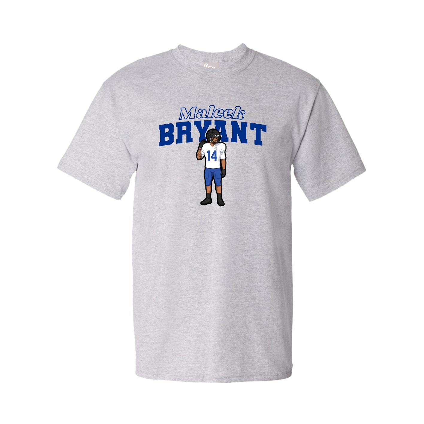 Youth Tee — Name Arch in Grey