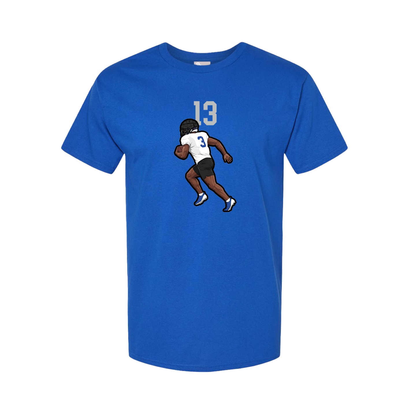 Youth Tee — Number Top in Royal