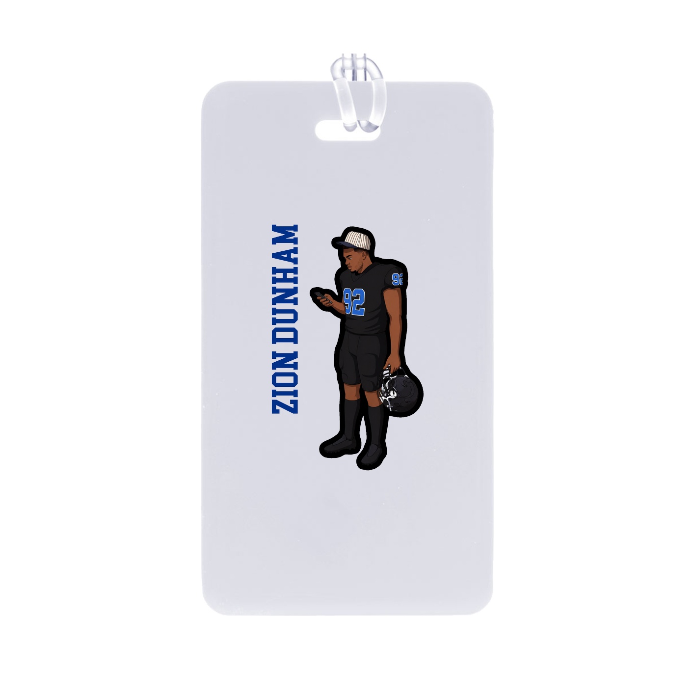 Bag Tag — Name Vertical in Classic