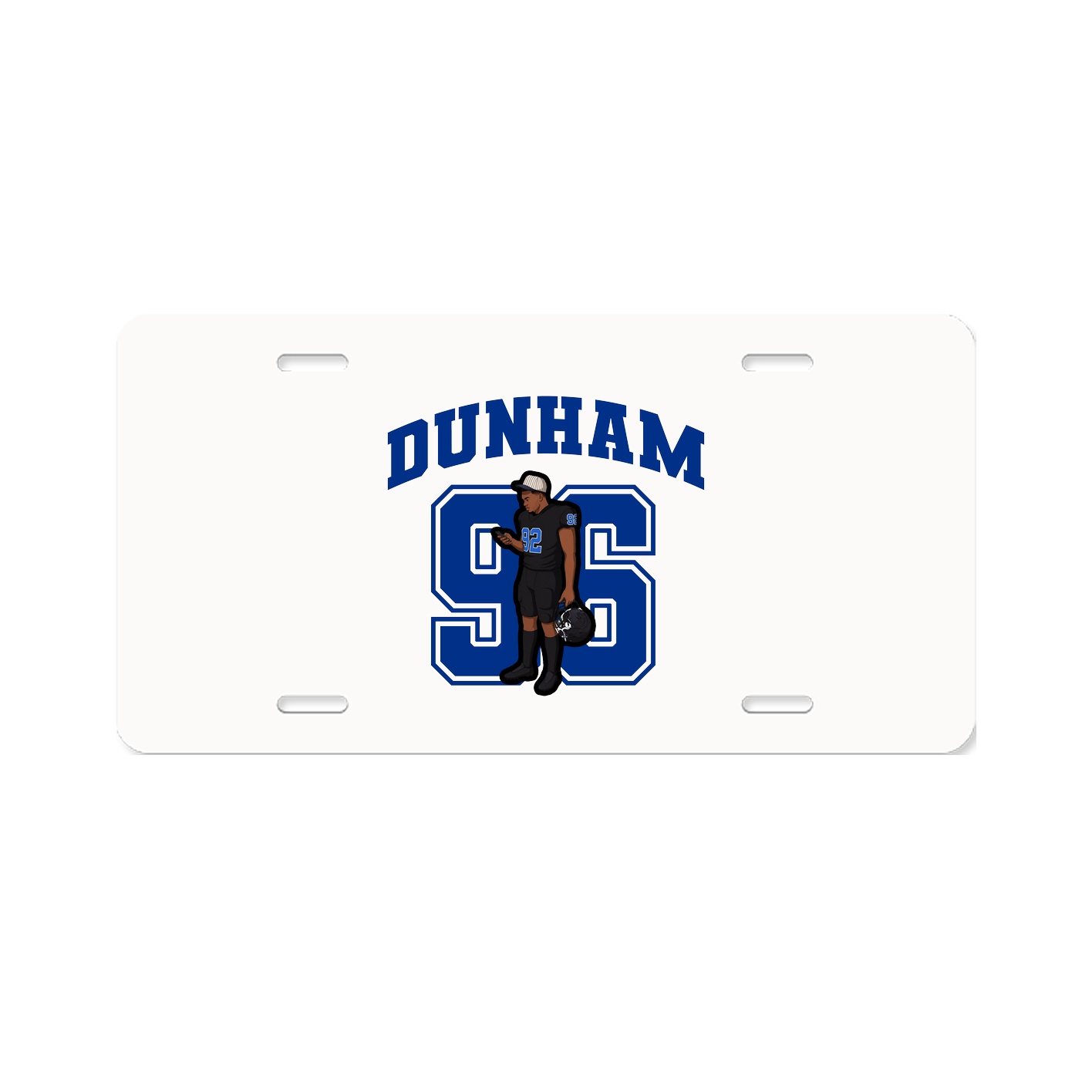 License Plate — Number in Classic