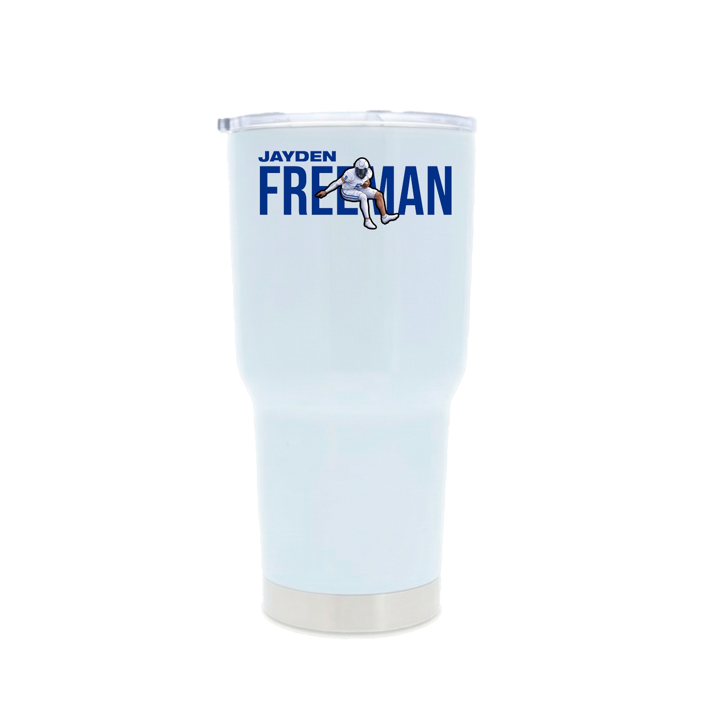 30oz Stainless Steel Tumbler — Player Name in White
