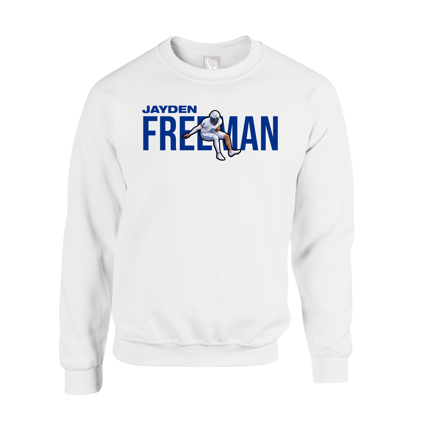 Fleece Crew — Player Name in White