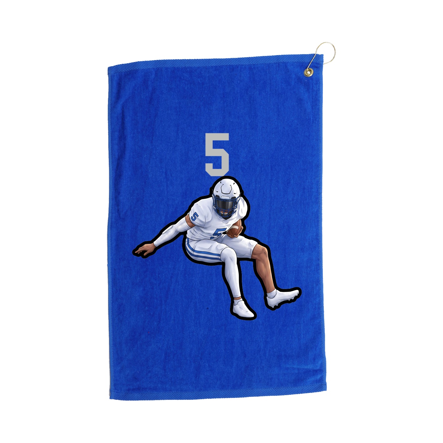 Golf Towel — Number Top in Royal